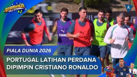 Melihat Aksi Cristiano Ronaldo dan Timnas Portugal Latihan Perdana Jelang Piala Dunia 2026