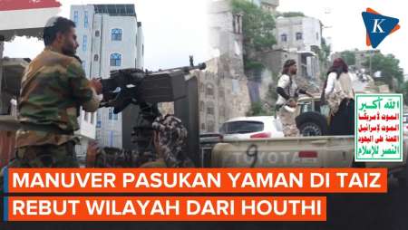 Rekaman Pasukan Yaman Unjuk Kekuatan di Taiz, Rebut Wilayah Kekuasaan Houthi
