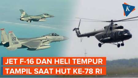 Rangkaian Atraksi Pesawat dan Helikopter TNI Saat HUT Ke-78 RI