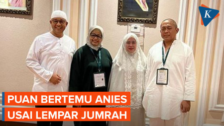 Puan Bertemu Anies Usai Lempar Jumrah di Mina, Bahas Apa?