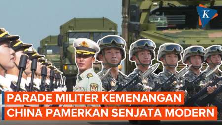 China Pamer Kekuatan Militer Modern dalam Parade Peringati 80 Tahun Kemenangan Perang