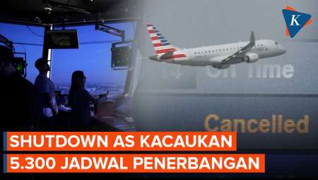 Shutdown AS "Siksa" Pekerja Bandara, 5.300 Penerbangan Terpaksa Ditunda