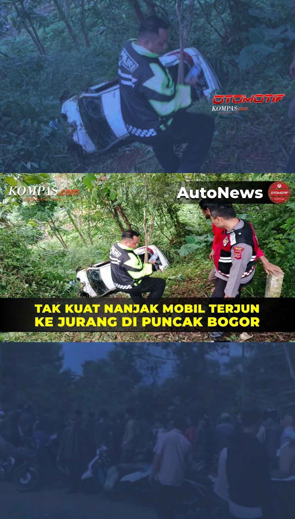 Mobil Terjun ke Jurang di Puncak Bogor