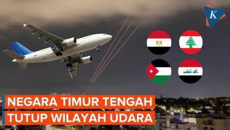 Iran Serang Israel, Lebanon hingga Mesir Tutup Wilayah Udara