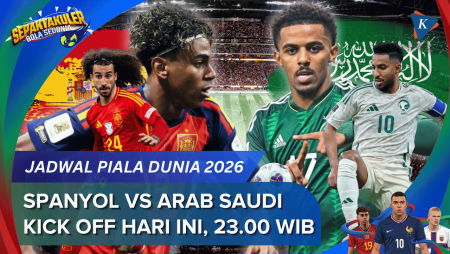 Malam Ini, Jadwal Spanyol Vs Arab Saudi, Kick Off Pukul 23.00 WIB
