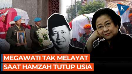 Megawati Tak Datang Melayat ke Rumah Mendiang Hamzah Haz, Diwakilkan Ahmad Basarah