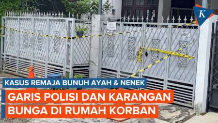 Situasi Terkini di Rumah Remaja yang Bunuh Ayah dan Nenek di Lebak Bulus