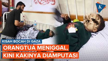 Kisah Bocah di Gaza, Orangtua Meninggal, Kini Kakinya Diamputasi karena Serangan Israel