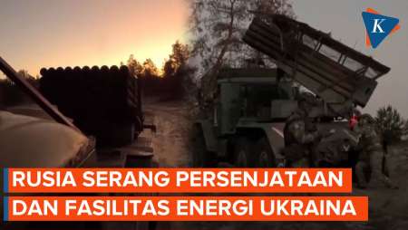 Serangan Besar-besaran, Rusia Hantam Senjata dan Fasilitas Energi di Seluruh Ukraina