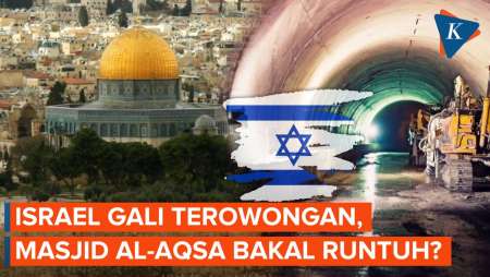 Masjid Al-Aqsa Terancam Runtuh Akibat Israel Gali Terowongan Bawah Tanah