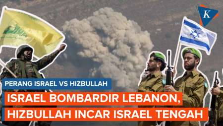 Saling Serang! Israel Bombardir Lebanon Saat Hizbullah Targetkan Israel Tengah