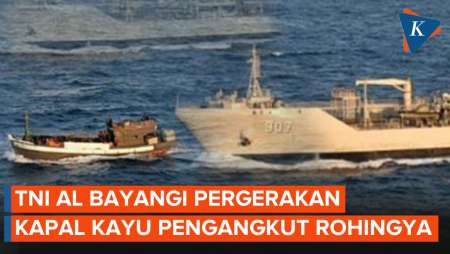 Kapal Diduga Angkut Rohingya Masuk Indonesia, TNI AL Bayangi Pergerakannya