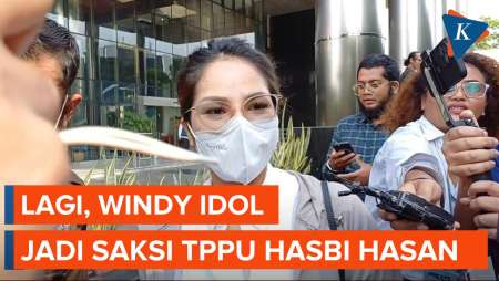 Momen Windy Idol Usai Diperiksa Ketujuh Kalinya Jadi Saksi Kasus TPPU Hasbi Hasan
