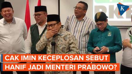 Kelakar Cak Imin Sebut Hanif Dhakiri Jadi Menteri di Kabinet Prabowo-Gibran