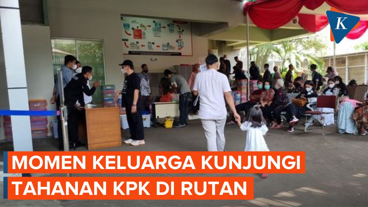 Rutan KPK Ramai Kunjungan di Hari Pertama Lebaran