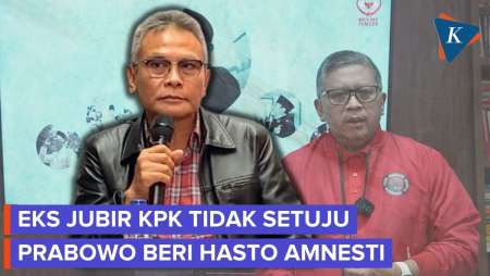 Eks Jubir KPK Tidak Setuju Prabowo Beri Amnesti Ke Hasto Kristiyanto