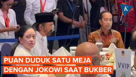 Momen Puan dan Jokowi Duduk Satu Meja di Bukber Nasdem