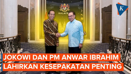 Momen Keakraban Jokowi dan PM Malaysia Anwar Ibrahim