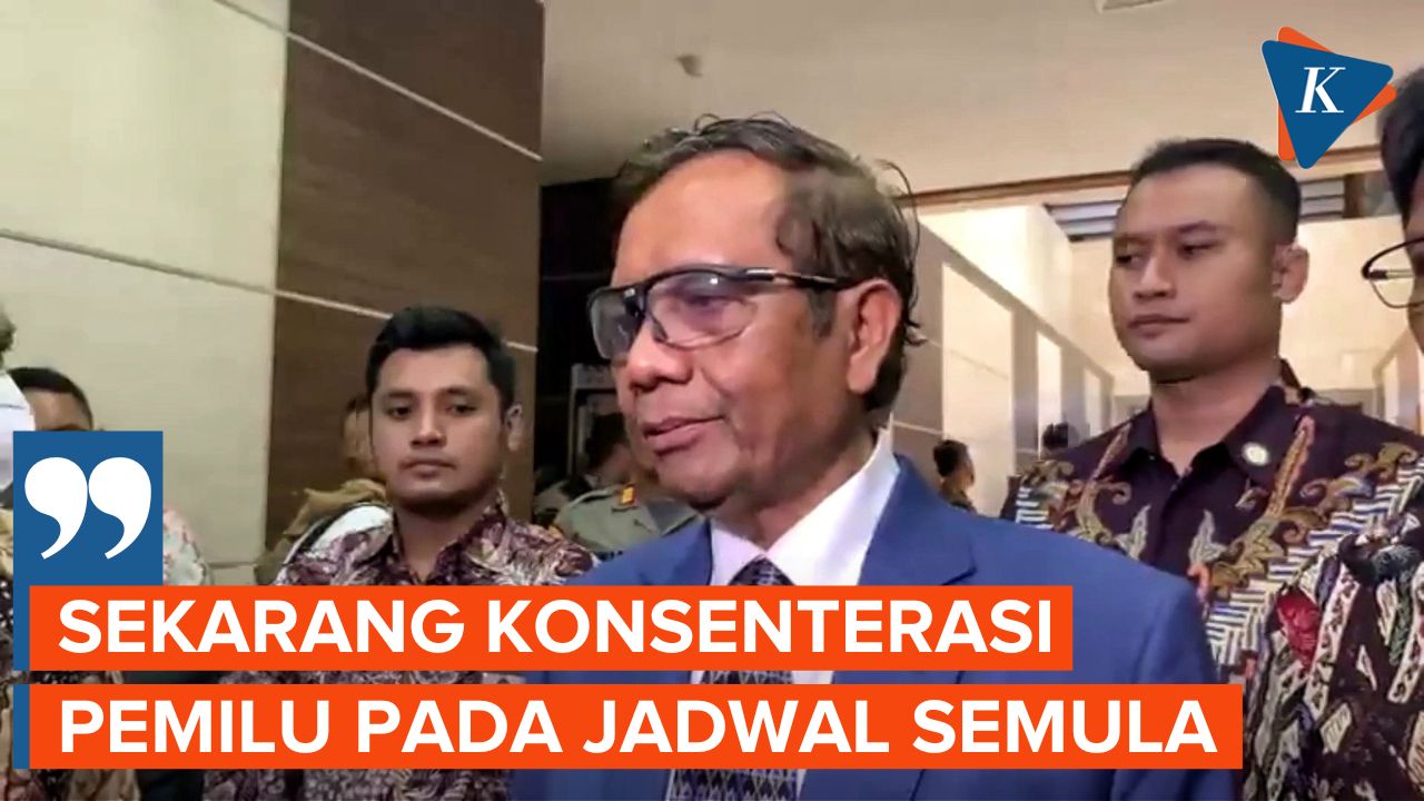 Mahfud MD Tanggapi Pengadilan Tinggi DKI Batalkan Putusan PN Jakpus soal Penundaan Pemilu
