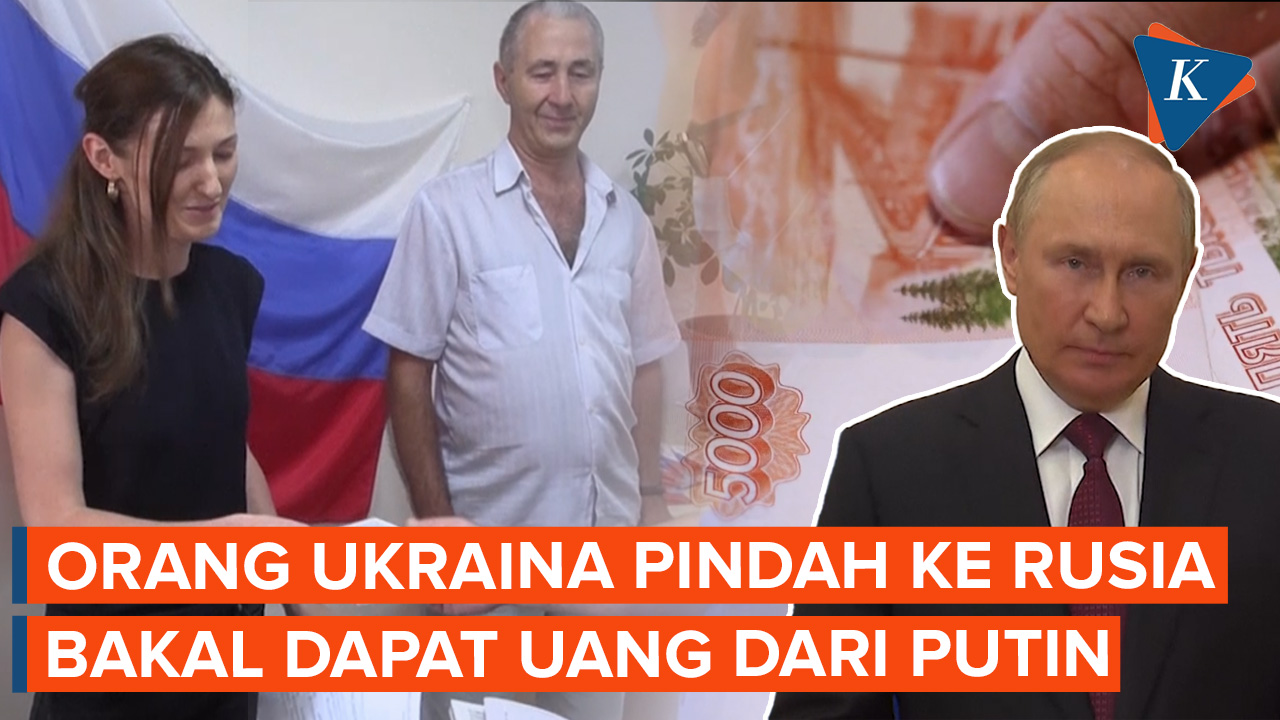 Putin Beri Uang Bagi Orang Ukraina yang Pindah Rusia