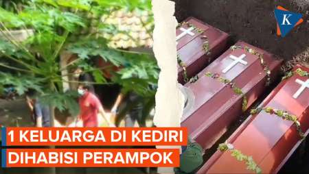 Satu Keluarga Tewas Diduga Dirampok di Kediri, Anak Bungsu Selamat