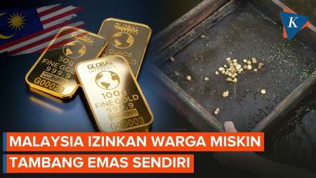 Harga Emas Melonjak, Warga Miskin Malaysia Diizinkan Buka Tambang Sendiri