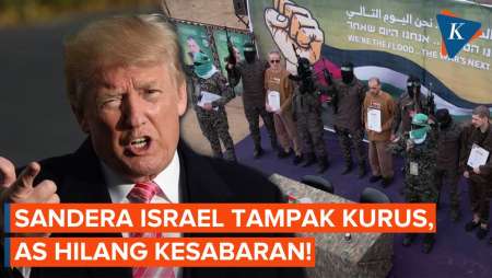 Tiga Sandera Israel yang Dibebaskan Tampak Kurus, Trump: AS Mulai Kehilangan Kesabaran!