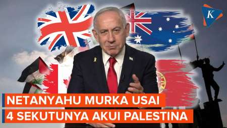 4 Sekutu Israel Akui Palestina, Netanyahu Murka dan Kirim Pesan!