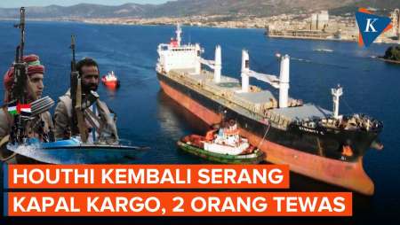 Laut Merah Kembali Memanas, Serangan Houthi Tewaskan 2 Awak Kapal Kargo