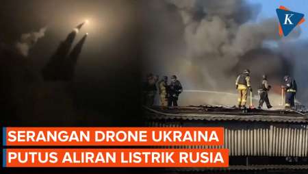 Serangan Drone Ukraina Hantam Rusia Lagi, Putus Aliran Listrik ke Wilayah Penting