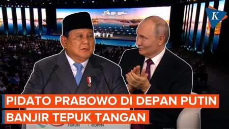 [FULL] Pidato Prabowo Di Forum Ekonomi Rusia Bikin Tepuk Tangan Bergema
