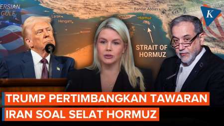 Trump Pikir-pikir Tawaran Iran Untuk Buka Selat Hormuz