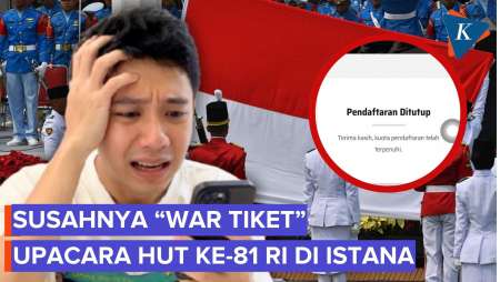Sulitnya War Tiket Upacara HUT Ke-81 RI di Istana, Ludes Hitungan Menit!