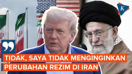 Trump Klarifikasi Pernyataannya, Bantah Ingin Ganti Rezim Iran