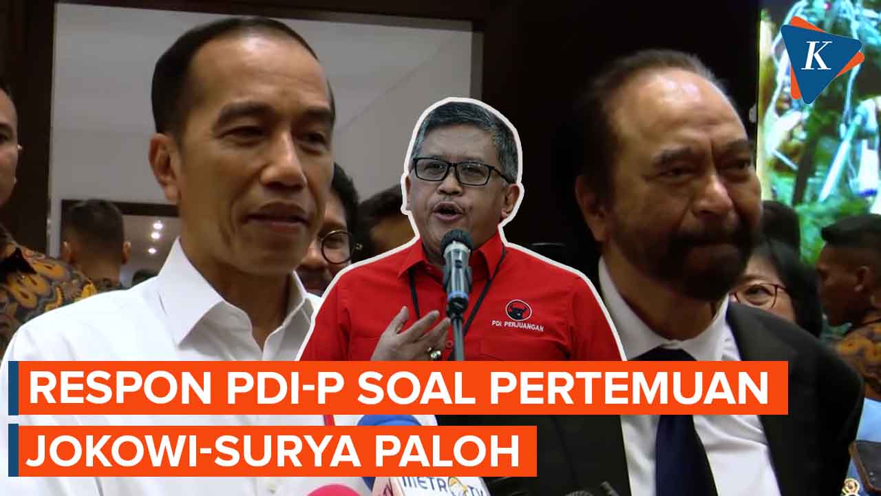 PDI-P Tanggapi soal Pertemuan Surya Paloh dan Jokowi di Istana