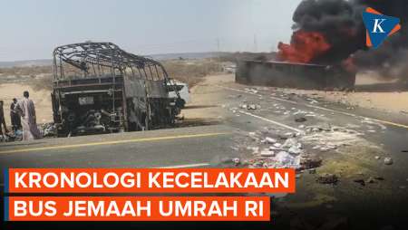 Kronologi Kecelakaan Bus Jemaah Umrah RI di Arab Saudi, Sempat Terguling