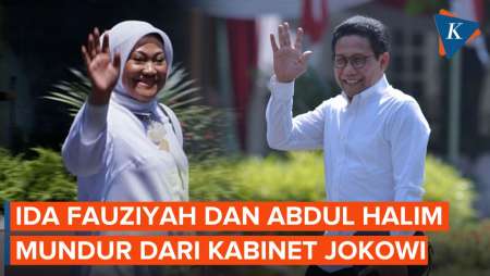 Menaker Ida Fauziyah dan Mendes PDTT Abdul Halim Mundur dari Kabinet