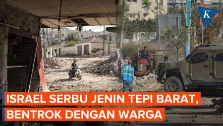 Israel Serang Kota Jenin Tepi Barat, Picu Bentrokan dengan Warga Palestina