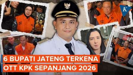 6 Kepala Daerah Di Jawa Tengah Kena OTT KPK, Terbaru Bupati Klaten Hamenang