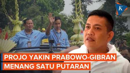 Projo Yakin Prabowo-Gibran Menang Pilpres 2024 Satu Putaran