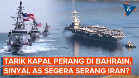 AS Tarik Seluruh Kapal Perang dari Bahrain, Sinyal Segera Serang Iran?
