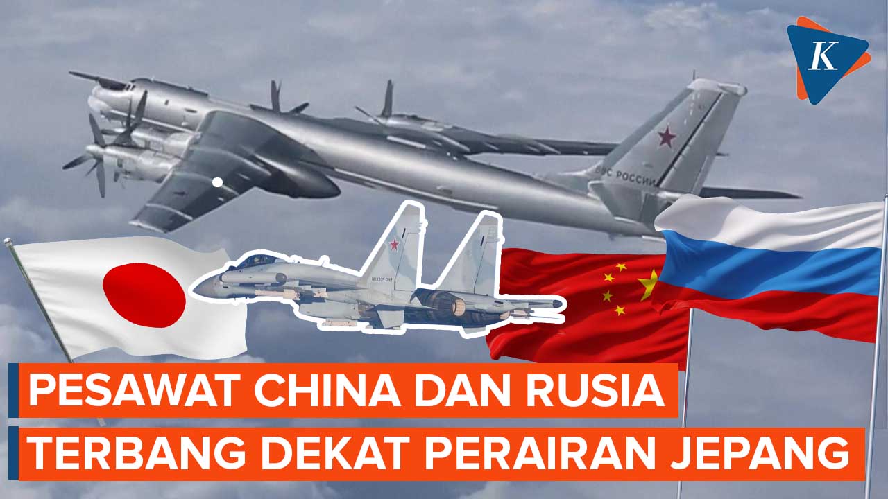 Pesawat China dan Rusia Terbang Bersama di Dekat Perairan Jepang
