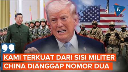Ke China Temui Xi Jinping, Trump: Kami Terkuat Di Dunia Soal Militer