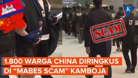 Kamboja Gerebek Markas “Scam”, Hampir 2.000 WN China Diringkus