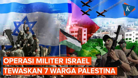 7 Warga Palestina Tewas dalam Operasi Militer Israel