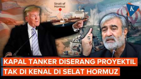 Kapal Tanker Diserang di Selat Hormuz Jelang Operasi Project Freedom AS
