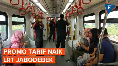 Promo Tarif LRT Sebulan Pertama, Jauh Dekat Rp 5.000!