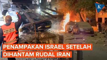 Penampakan Kerusakan Di Israel Usai Dihantam Rudal Iran