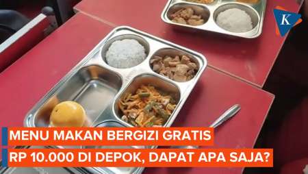 Intip Menu Makan Bergizi Gratis Seharga Rp 10.000 di Depok