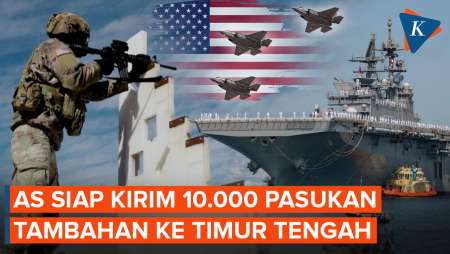 AS Pertimbangkan Kirim 10.000 Pasukan Tambahan Ke Timur Tengah